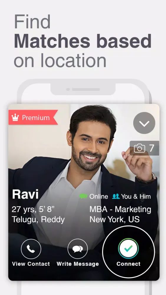 Capturas de pantalla de Telugu Matrimony by Shaadi.com
