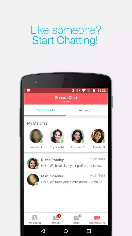 Capturas de pantalla de Telugu Matrimony by Shaadi.com