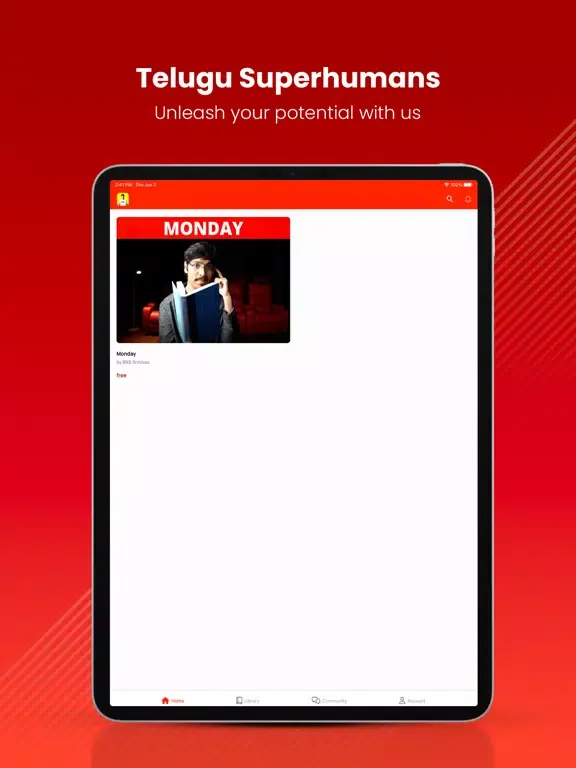 Ảnh chụp màn hình của Telugu Superhumans iPad 