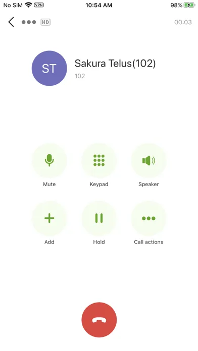 Tangkapan skrin TELUS Business Connect™