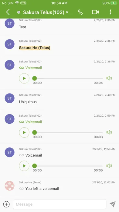 Tangkapan skrin TELUS Business Connect™