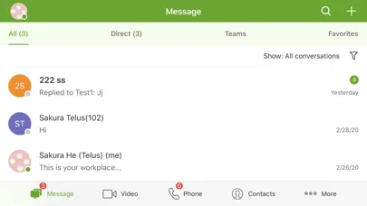Tangkapan skrin TELUS Business Connect™