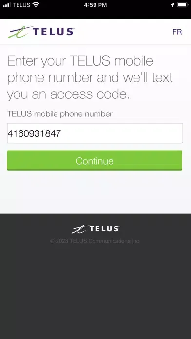 TELUS MCPTX スクリーンショット