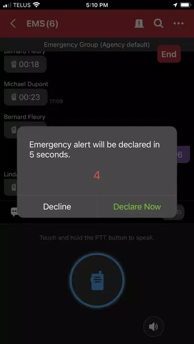TELUS MCPTX スクリーンショット