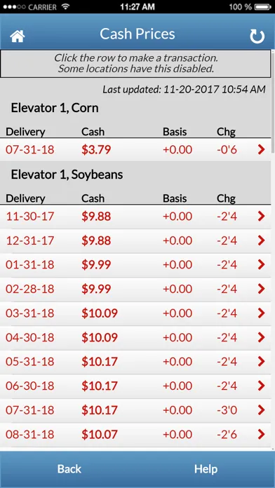 CHS - Grain Trading Screenshots