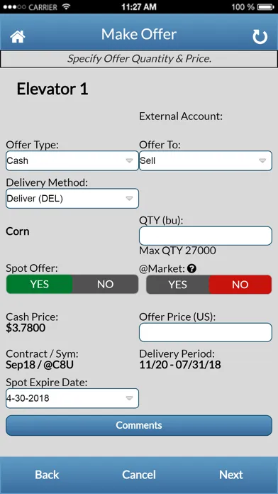 CHS - Grain Trading Screenshots
