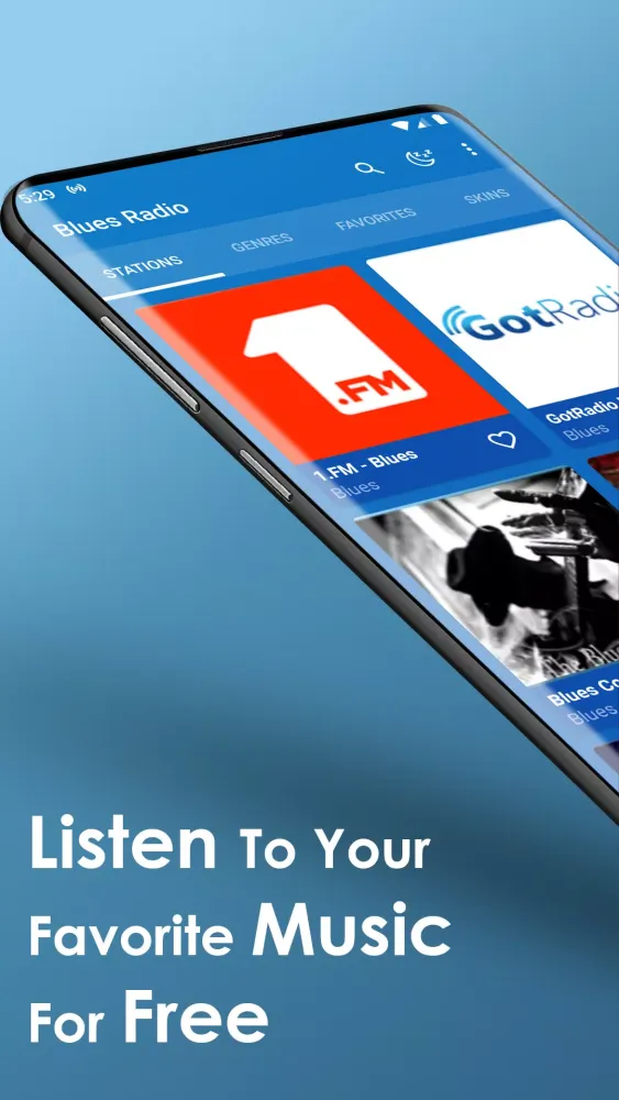 Capturas de pantalla de Blues Music App