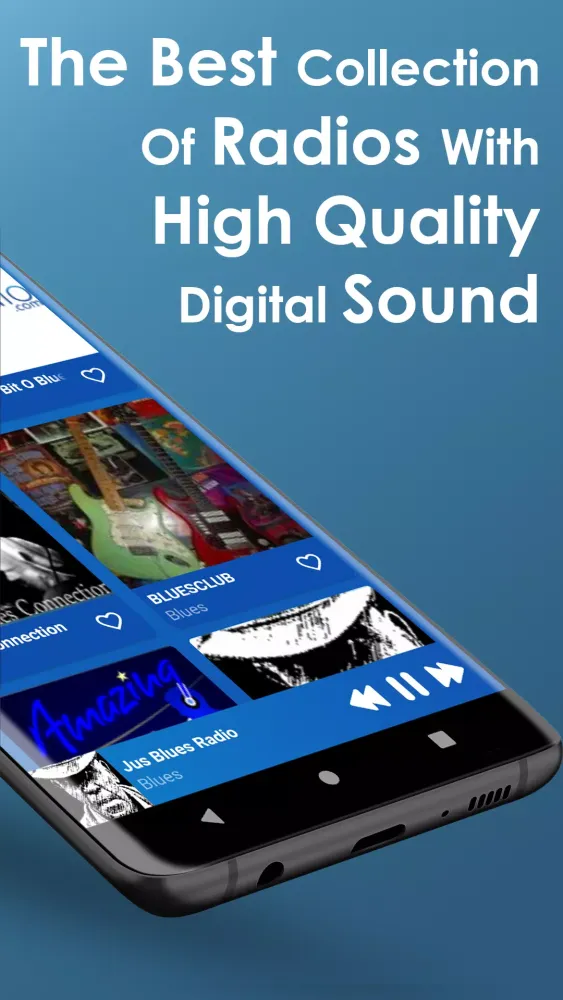 Capturas de pantalla de Blues Music App