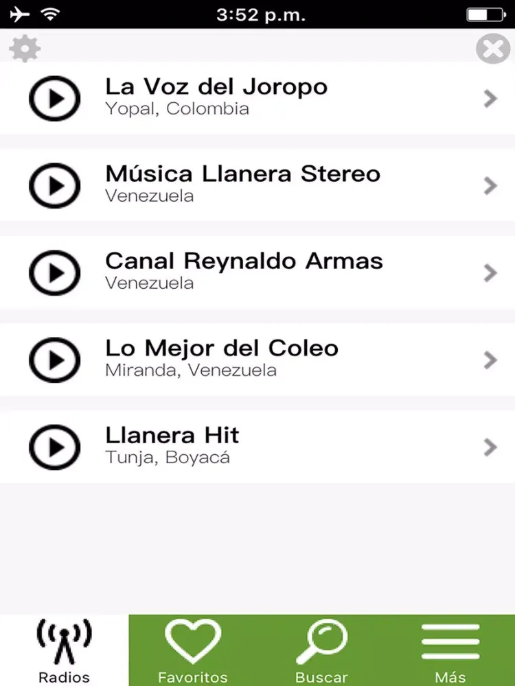 Captures d'écran de Llanera Music Radio Online iPad 