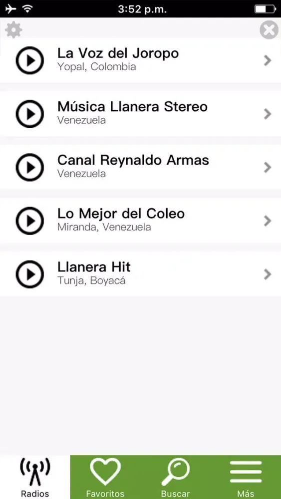 Captures d'écran de Llanera Music Radio Online