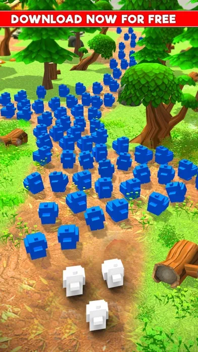 Escaping Crowd City - Run Rush Screenshots