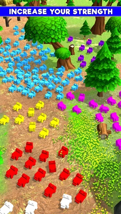 Escaping Crowd City - Run Rush Screenshots