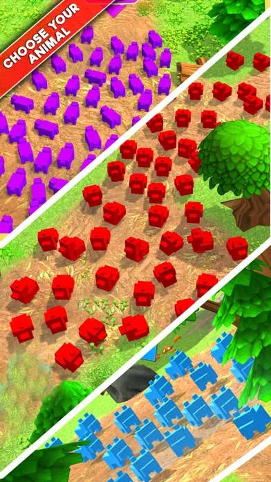 Escaping Crowd City - Run Rush Screenshots