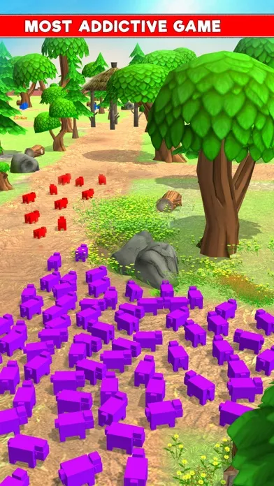 Escaping Crowd City - Run Rush Screenshots
