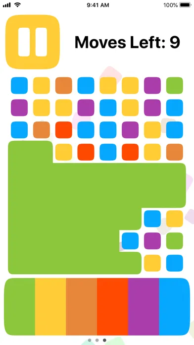 Capturas de tela do palette: colorful puzzles