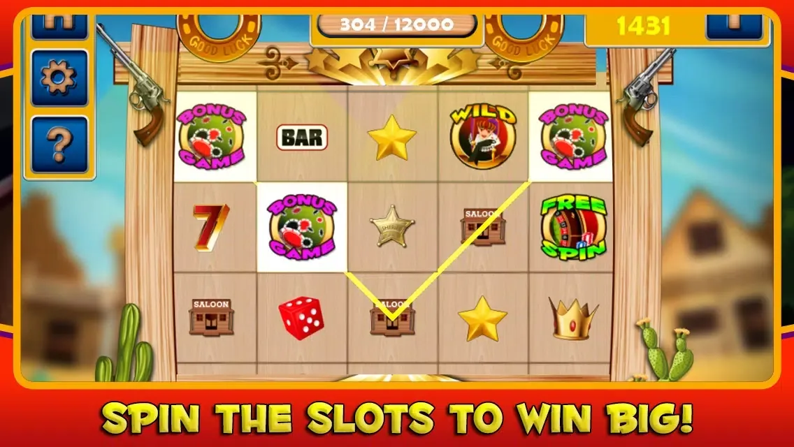 Zrzuty ekranu Cowgirl Slots - Free Casino Slot Machine Games