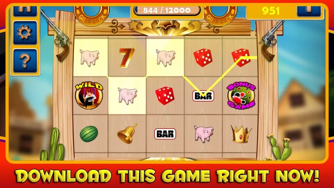 Zrzuty ekranu Cowgirl Slots - Free Casino Slot Machine Games