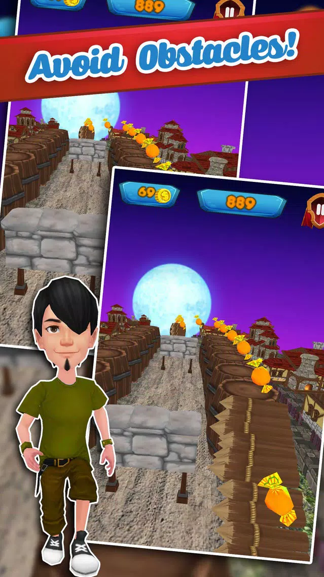 Super Hero Deadly Village Run应用截图