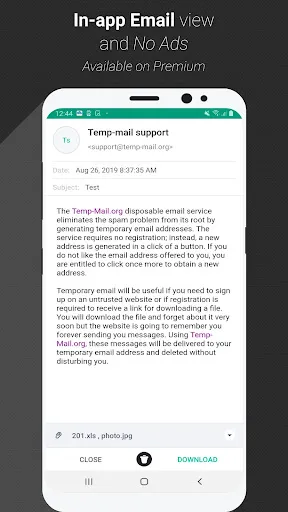 Temp Mail - Temporary Email Ekran Görüntüleri