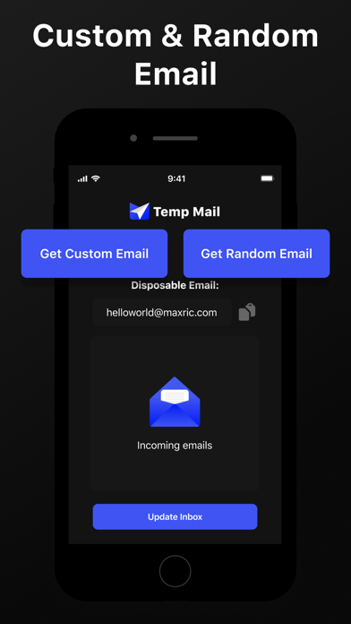 Temporary Mail: Temp Email स्क्रीनशॉट