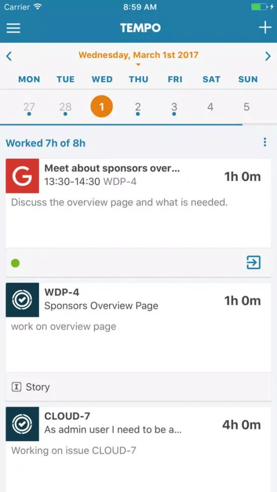 تصاویر Tempo - Time Tracking in JIRA
