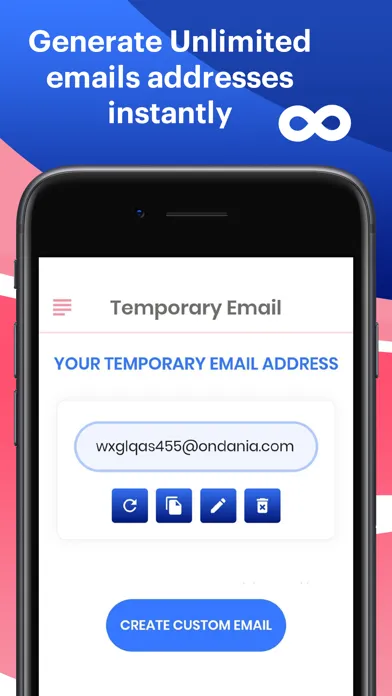 Tangkapan skrin Temporary Email Generator