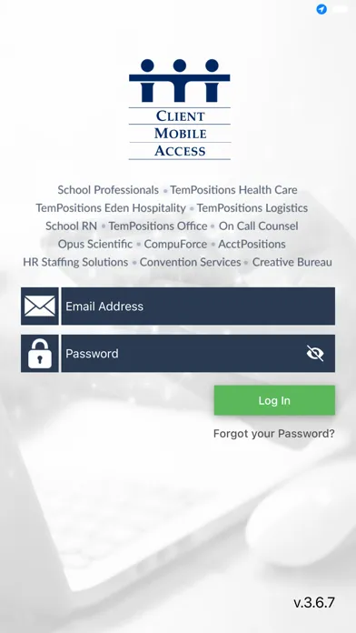 Скриншоты Client Mobile Access