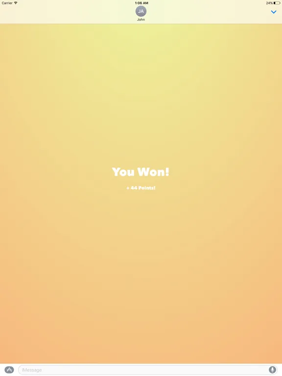 Ảnh chụp màn hình của Crazy 8 for iMessage iPad 