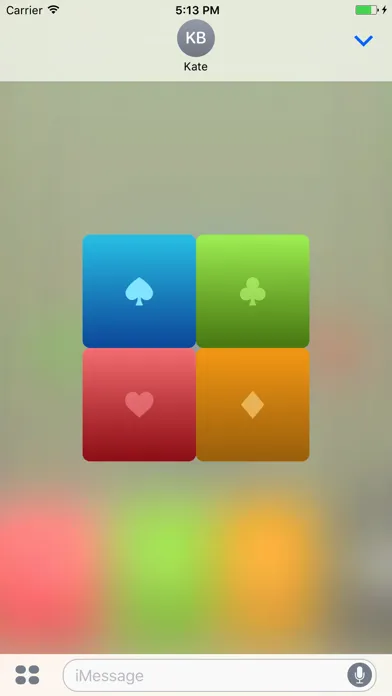 Ảnh chụp màn hình của Crazy 8 for iMessage