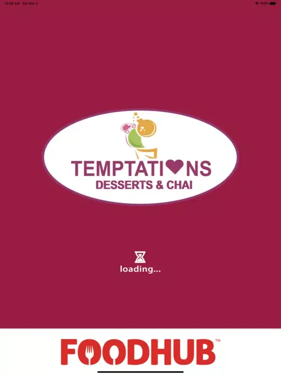 Capturas de tela do Temptations Desserts And Chai iPad 
