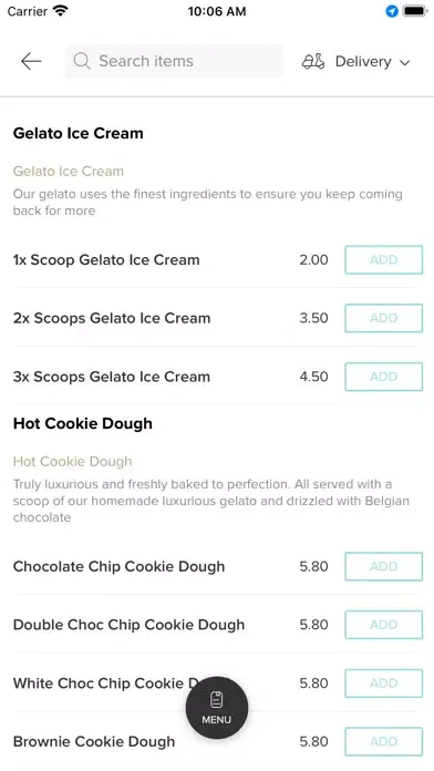 Capturas de tela do Temptations Desserts And Chai