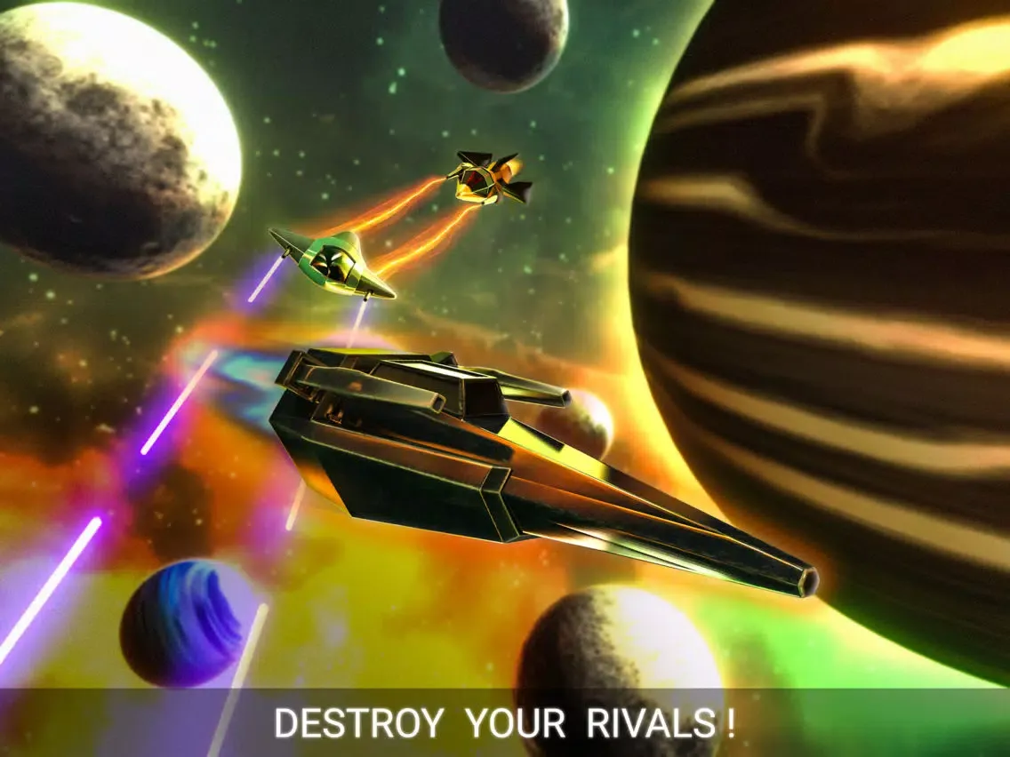 Captures d'écran de Space Race: Ultimate Battle iPad 