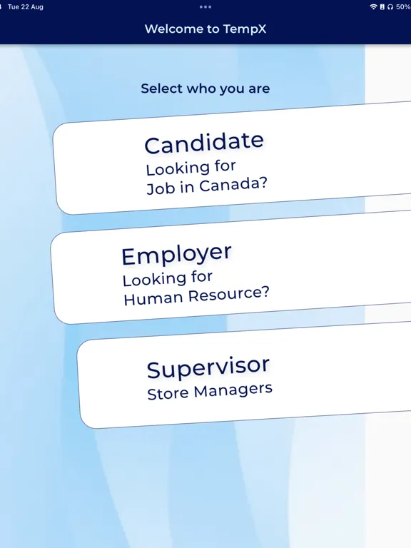 TempX iPad  Screenshots