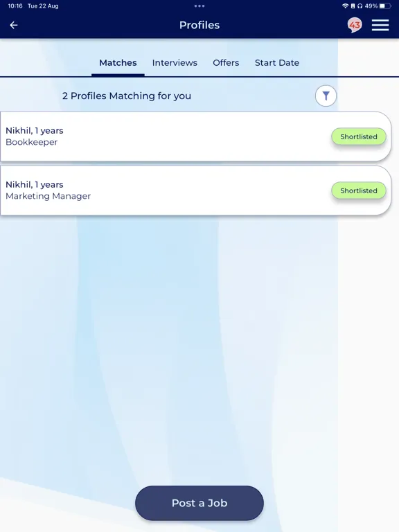 TempX iPad  Screenshots