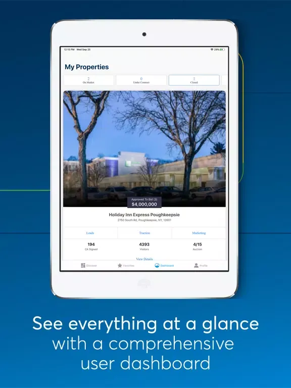 Ten-X Commercial Real Estate iPad  سکرین شاٹس