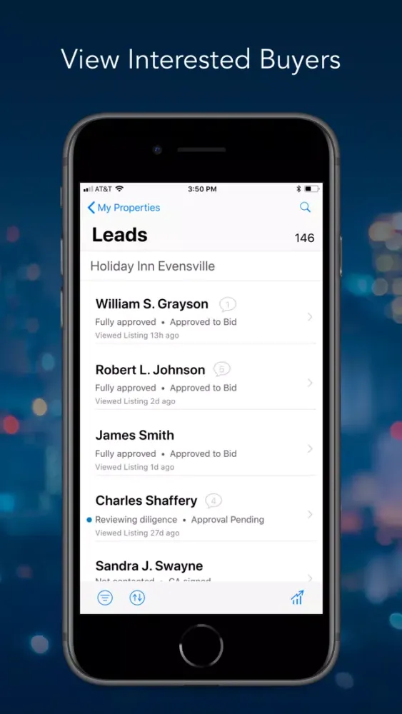 Captures d'écran de Ten-X - Commercial Legacy App
