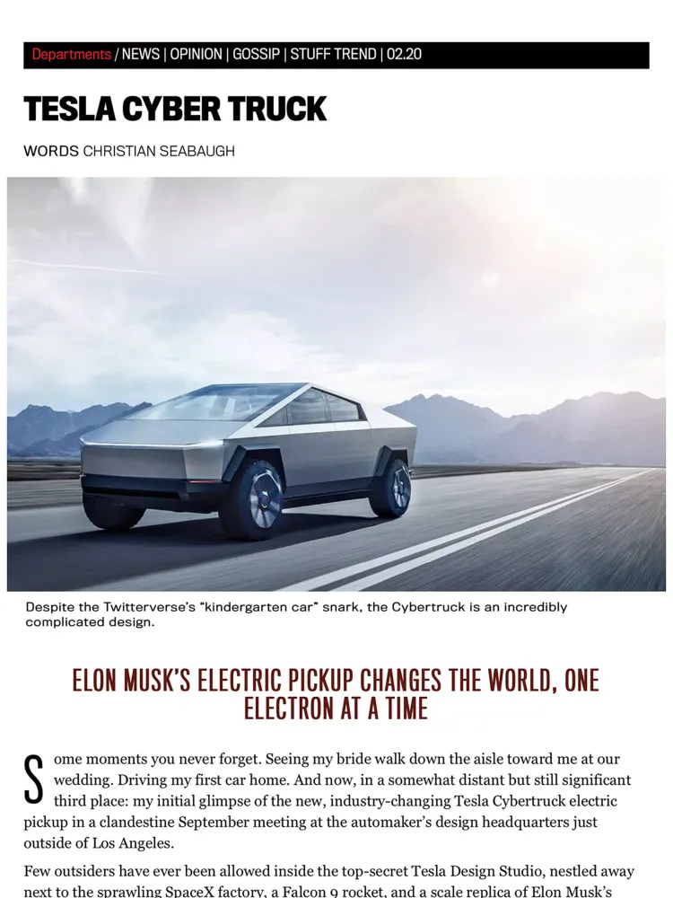 Motor Trend Digital Magazine Screenshots