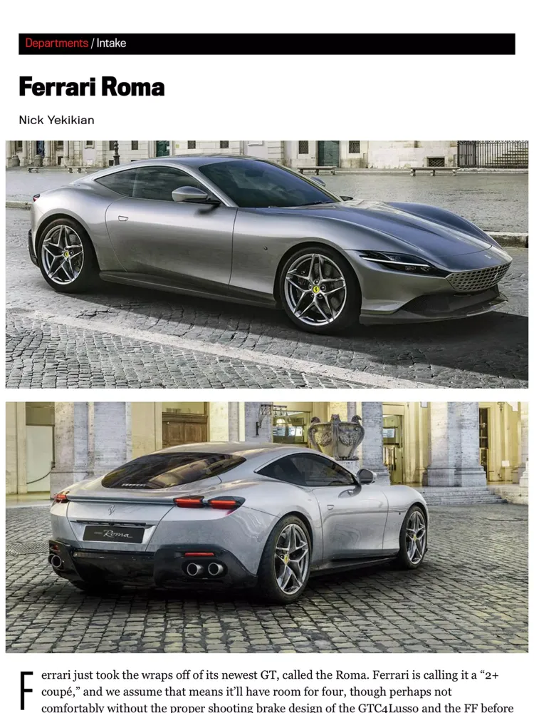 Motor Trend Digital Magazine Screenshots