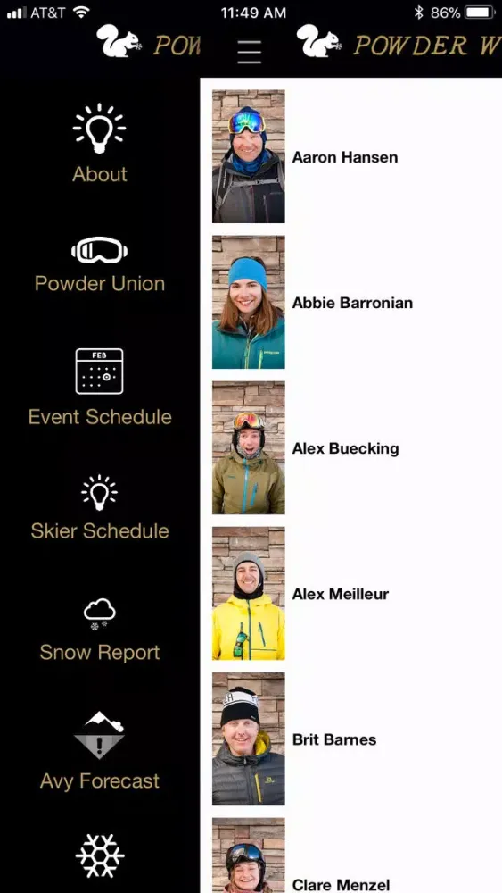 ภาพหน้าจอของ Powder Week