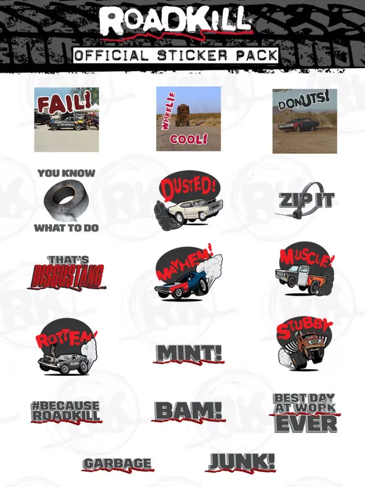 Roadkill Stickers iPad  スクリーンショット