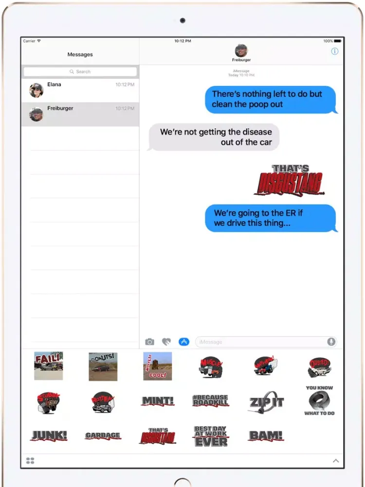 Roadkill Stickers iPad  スクリーンショット