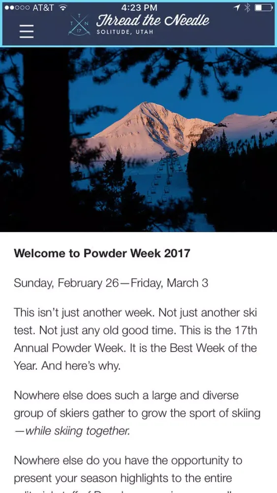 Powder – Thread the Needle سکرین شاٹس