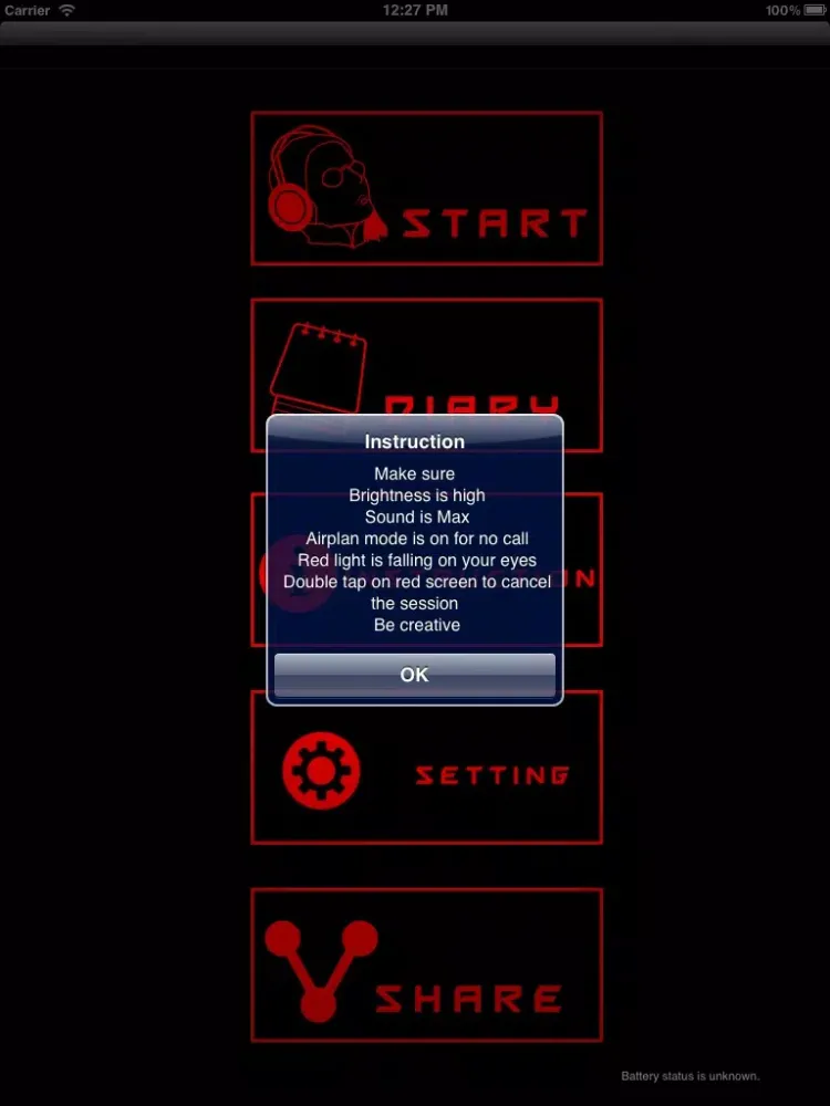 iGanzfeld iPad  Screenshots