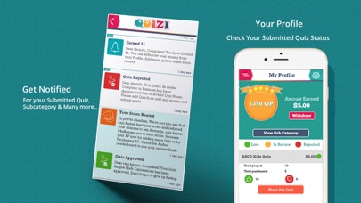 Captures d'écran de Quizi-Play Quiz,Make Quiz & Earn Money