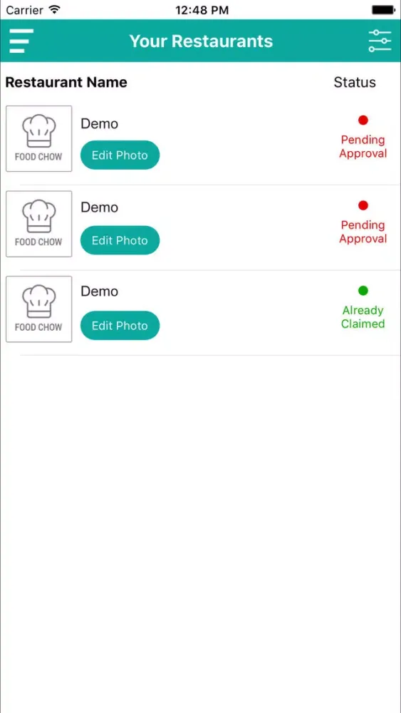 FoodChow Partner應用截圖