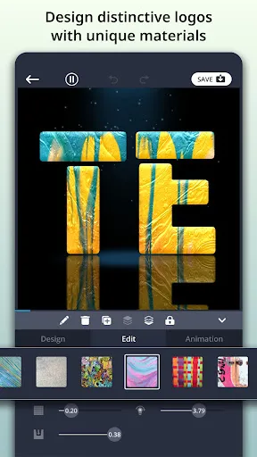 Capturas de tela do TENADA: 3D Animated Text Art