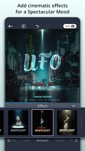 Capturas de tela do TENADA: 3D Animated Text Art