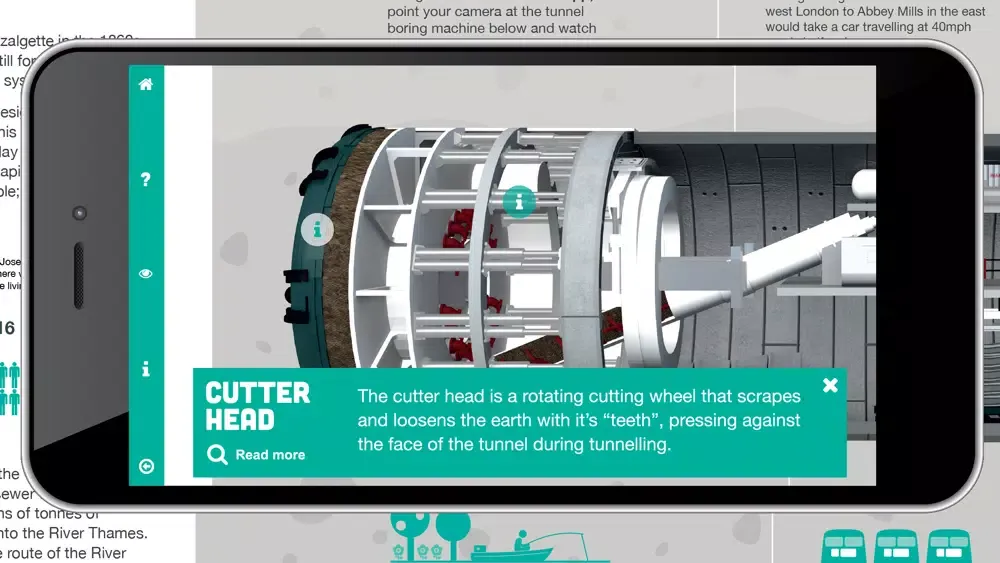Скриншоты Tunnelworks AR App