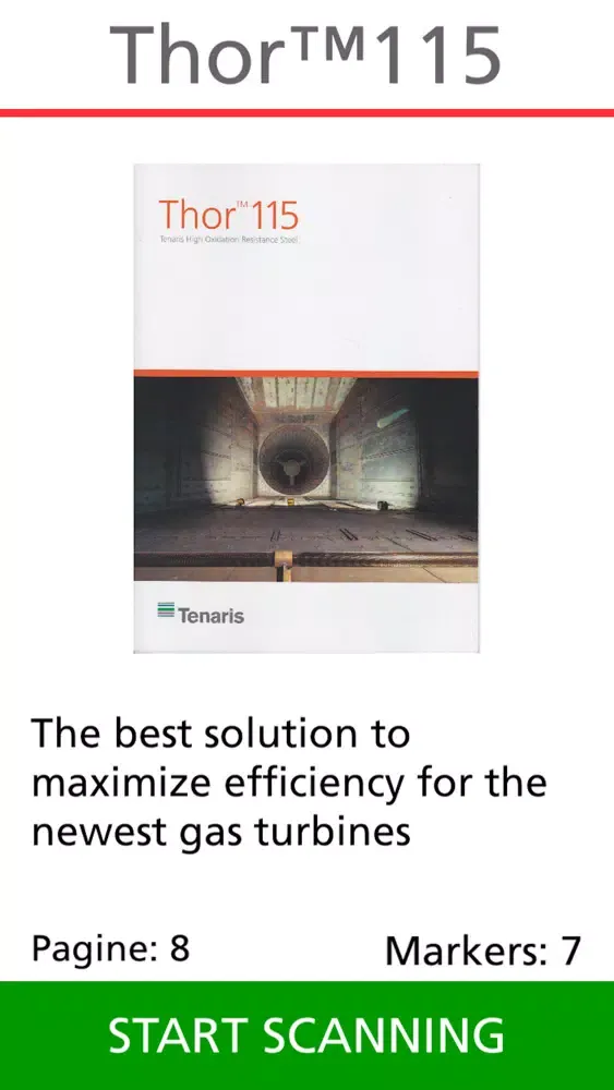 Screenshot di Tenaris AR Catalogs