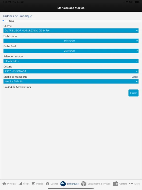 Tenaris MarketplaceMx iPad 应用截图